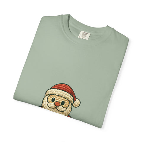 Festive Santa Gaming T-Shirt, Unisex Holiday Tee, Funny Christmas Shirt, Gamer Gift, Cute Santa Design