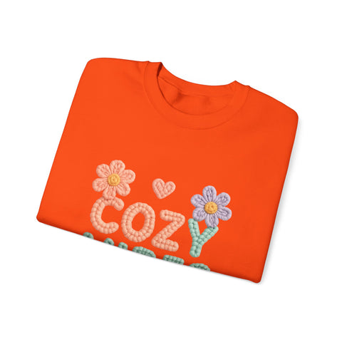 Cozy Vibes Sweatshirt - Perfect for Relaxing, Gifts, Spring Fashion, Casual Wear, Family Gatherings