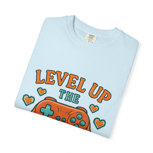 Gamer T-shirt - Level Up the Leftovers | Unisex Gaming Tee, Casual Wear, Game Night Shirt, Gift for Gamers, Funny Apparel