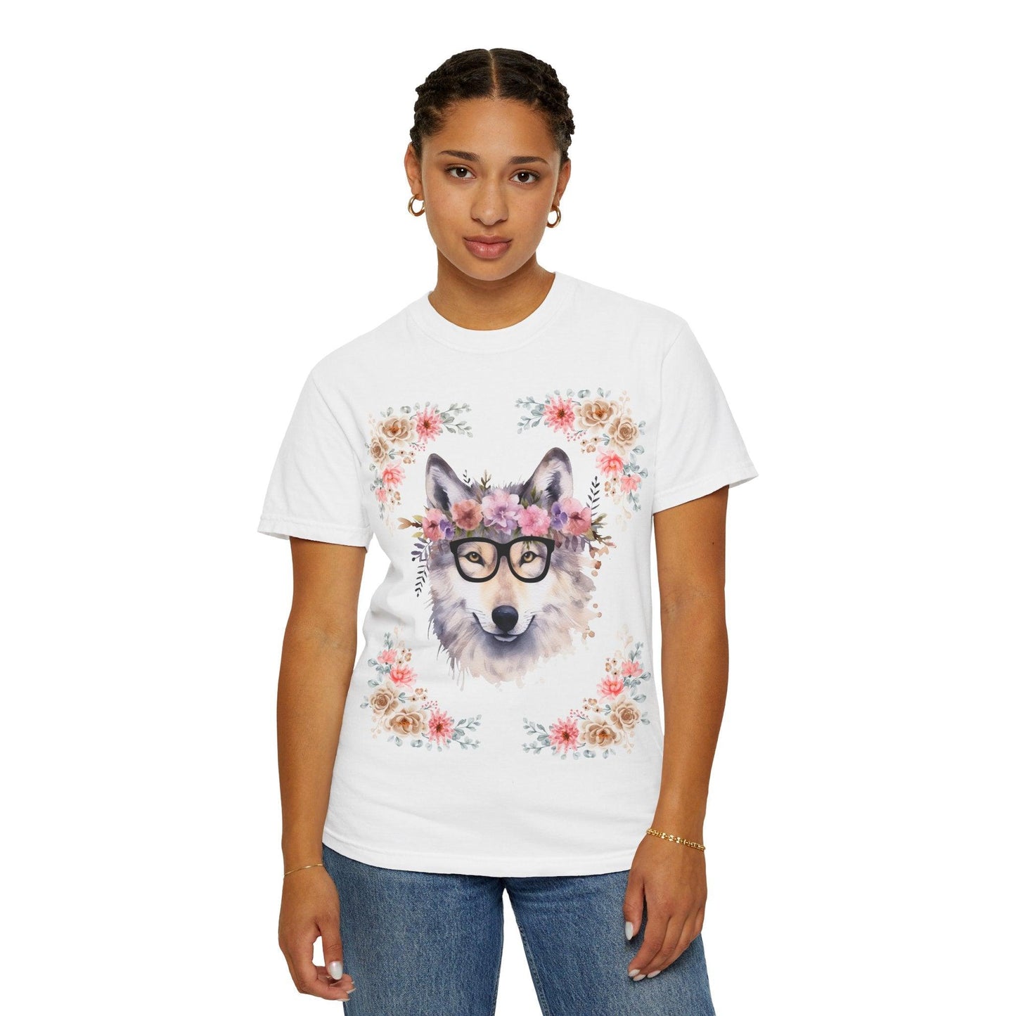 Geeky Goddess Wolf Unisex T-Shirt