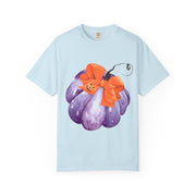 Purple Pumpkin Wrapped In A Bow Unisex T-Shirt