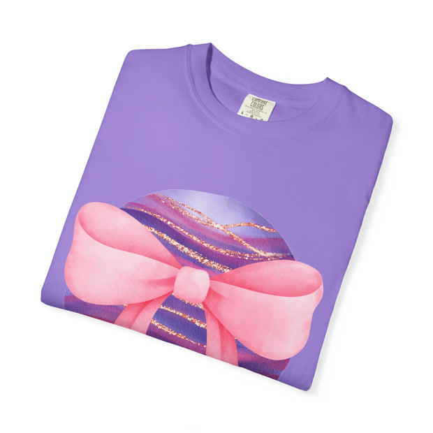Pink/Purple Planet Wrapped In A Bow Unisex T-Shirt