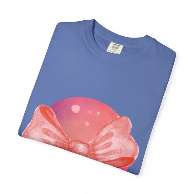 Pink/Yellow Planet Wrapped In Bow Unisex T-Shirt
