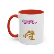 'Aquarius' Zodiac Accent Coffee Mug