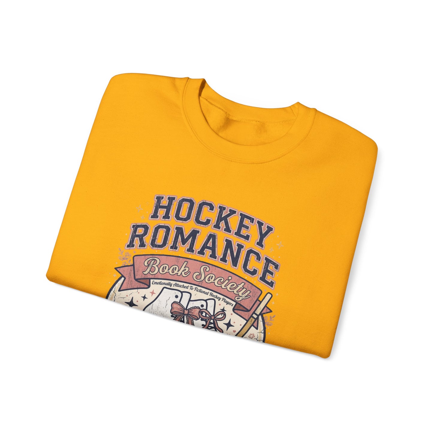 Hockey Romance Sweatshirt, Booktok Hockey Romance Crewneck, Romance Reader Sweatshirt, Cozy Hockey Book Girly Gift