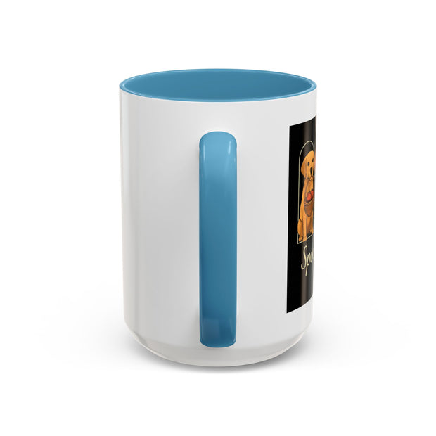 Spooky Season Golden Retriever Accent Coffee Mug