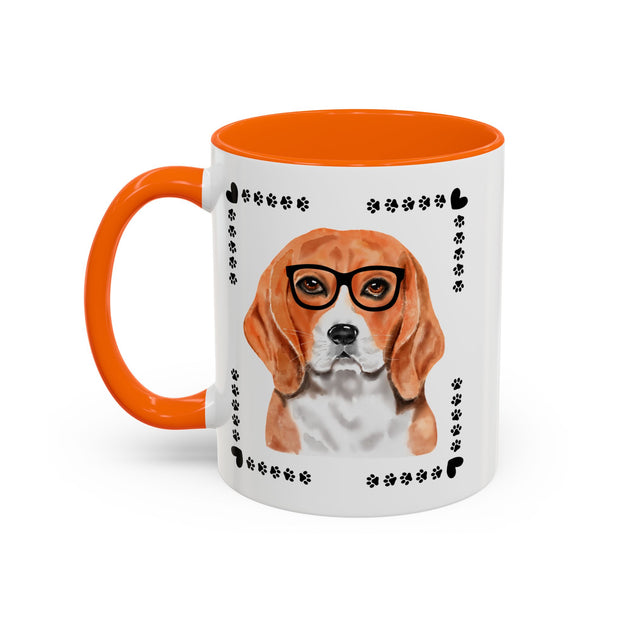 Geeky Good Beagle Accent Coffee Mug