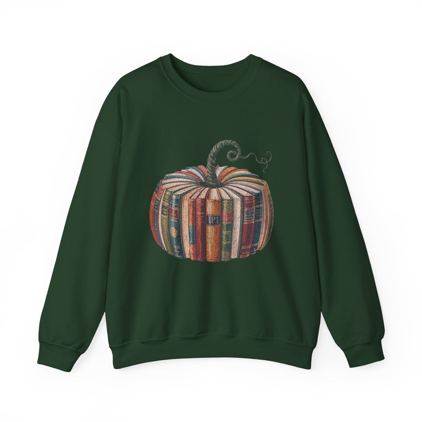 Patchwork Pumpkin Crewneck Sweatshirt | Fall Plaid Pumpkin Shirt