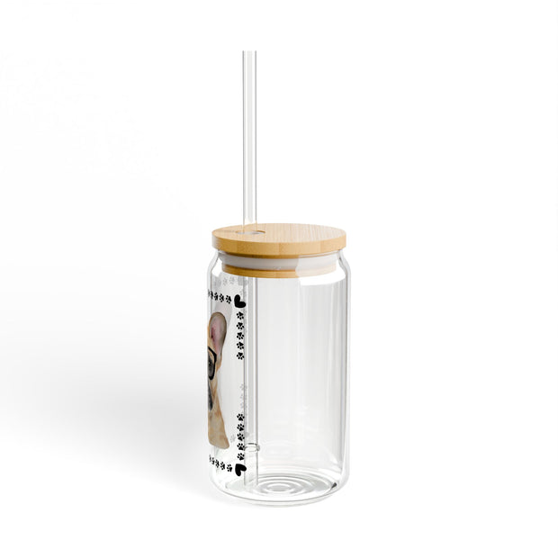 Geeky Good French Bulldog Sipper Glass