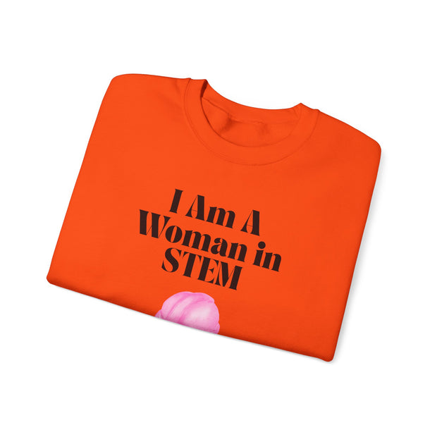 'I Am A Woman In STEM' Engineer Unisex Crewneck Sweatshirt