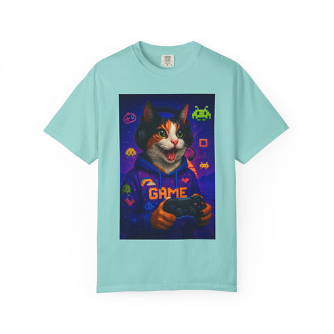 Game On Tricolored Cat Unisex T-shirt