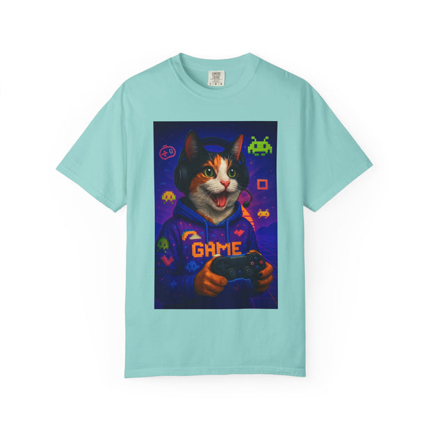 Game On Tricolored Cat Unisex T-shirt