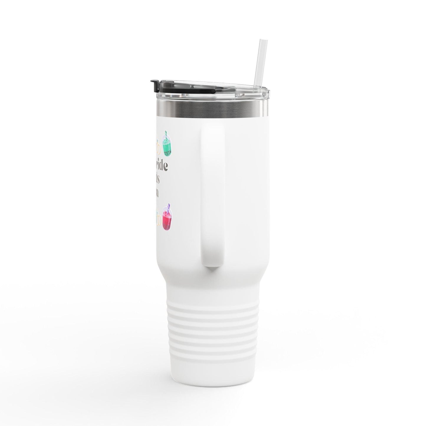 'This Bride Needs Boba' Insulated Travel Mug, 40oz