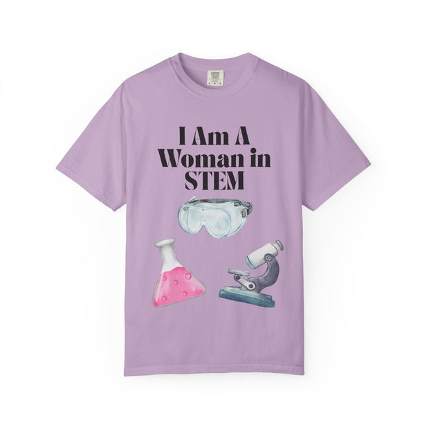'I Am A Woman In STEM' Scientist Unisex T-shirt