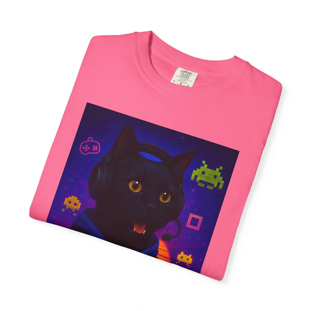 Game On Black Cat Unisex T-shirt