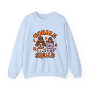 Gobble Squad Sweatshirt | Cozy Fall Apparel, Thanksgiving Gift, Unisex Crewneck, Cute Animal Design, Holiday Fashion