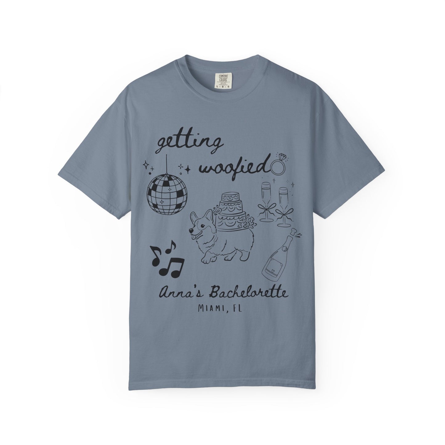 Getting Woofied Bachelorette Shirt Dog Bachelorette Shirt Dog Themed Bach Party Shirts Dog Lovers Wedding Shirts Dog Bridal Party Tees