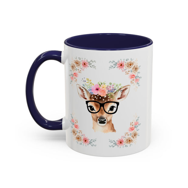 Geeky Goddess Deer Accent Coffee Mug