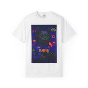 Game On Dark Gray Cat T-shirt