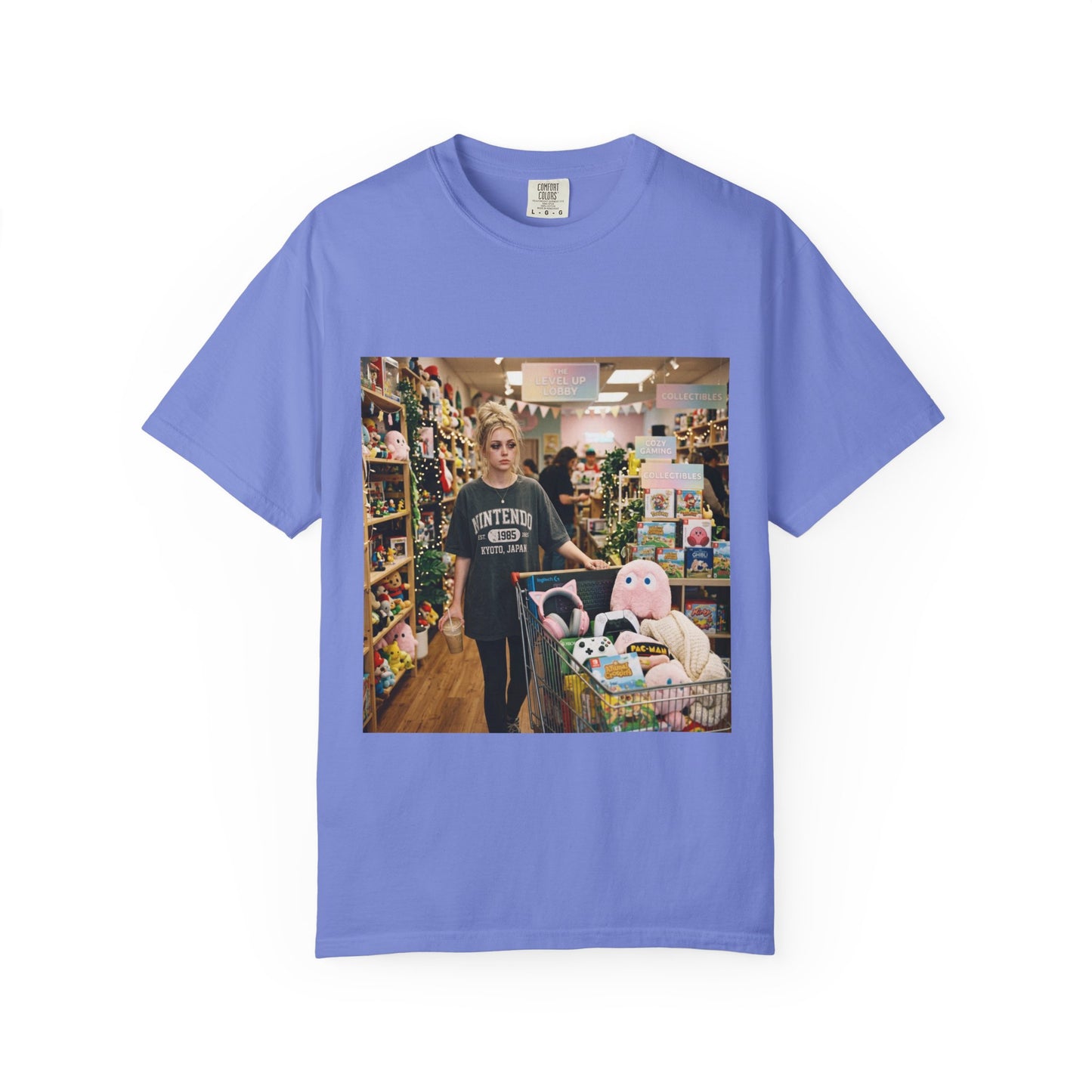 Unwell But Gaming Shirt | Gamer Girl Tee, Cozy Gaming Shirt, Video Game Lover Gift, Caffeine & Side Quests Aesthetic, Oversized Graphic Tee