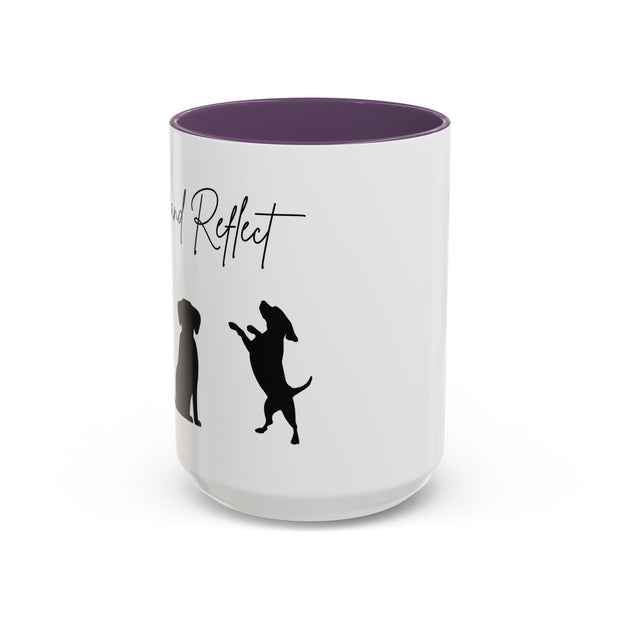 'Paws and Reflect' Dogs Accent Coffee Mug