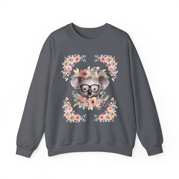 Geeky Goddess Koala Unisex Crewneck Sweatshirt