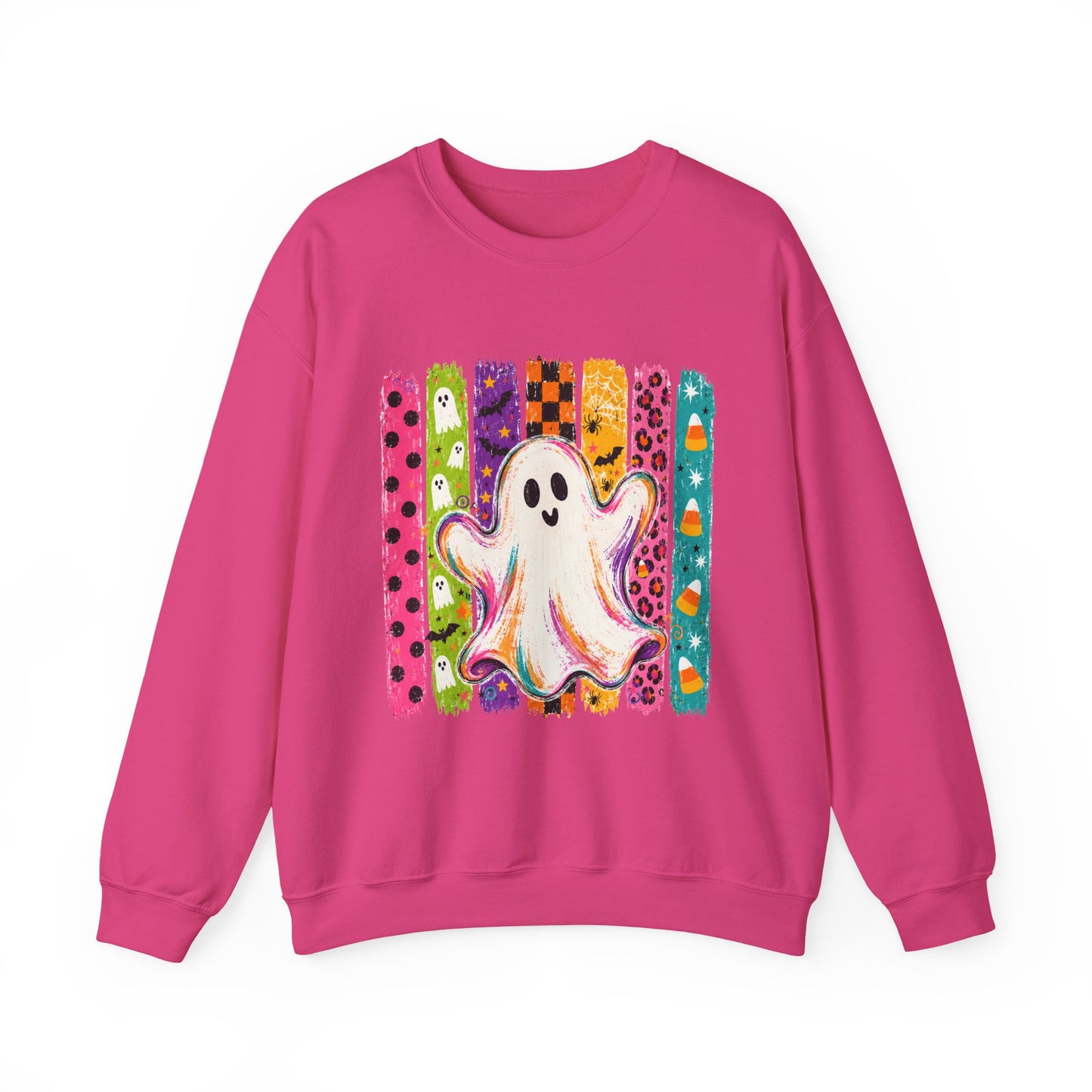 Rainbow Ghost Halloween Sweatshirt | Cute Ghost Graphic Crewneck