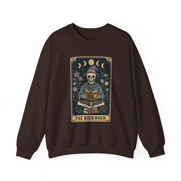 Bookworm Skeleton Crewneck Sweatshirt