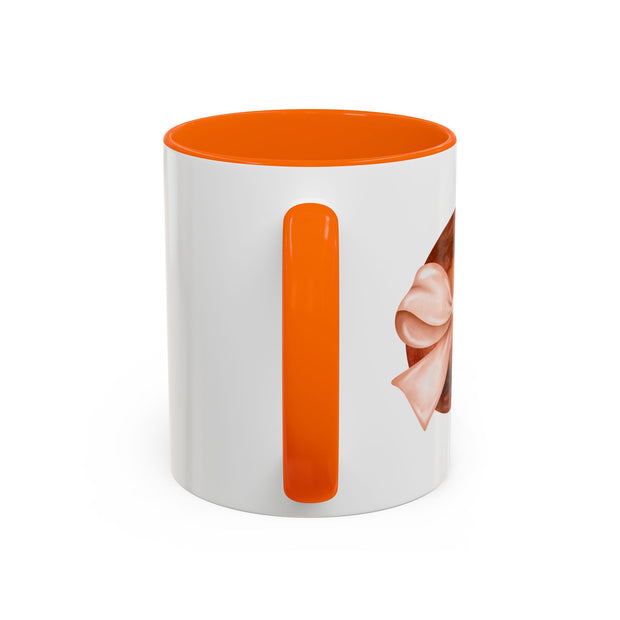 Mars Wrapped In A Bow Accent Coffee Mug