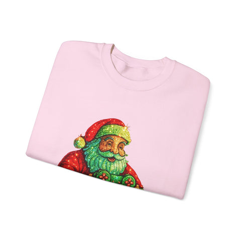 Santa with Game Controller Sweatshirt | Stay Merry Game On Christmas