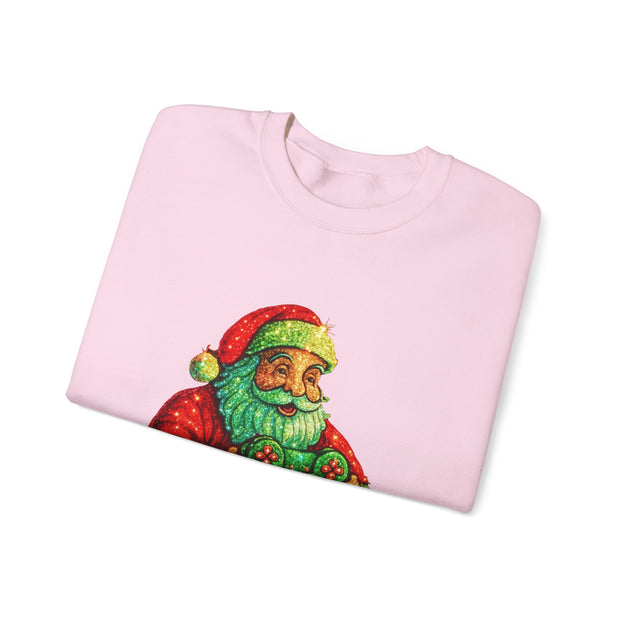 Santa with Game Controller Sweatshirt | Stay Merry Game On Christmas