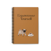 'Espawresso Yourself' Pug Spiral Notebook