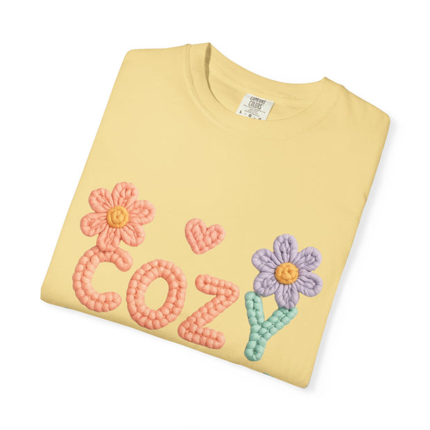 Cozy Vibes T-shirt - Unisex Garment-Dyed