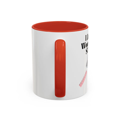 'I Am A Woman In STEM' Accent Coffee Mug