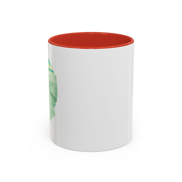 Green Planet Wrapped In A Bow Accent Coffee Mug