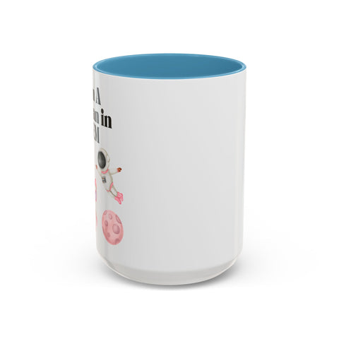 'I Am A Woman In STEM' Astronaut Accent Coffee Mug