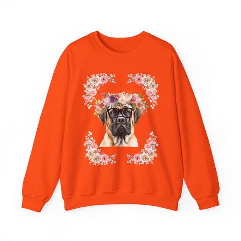 Geeky Goddess English Mastiff Unisex Crewneck Sweatshirt