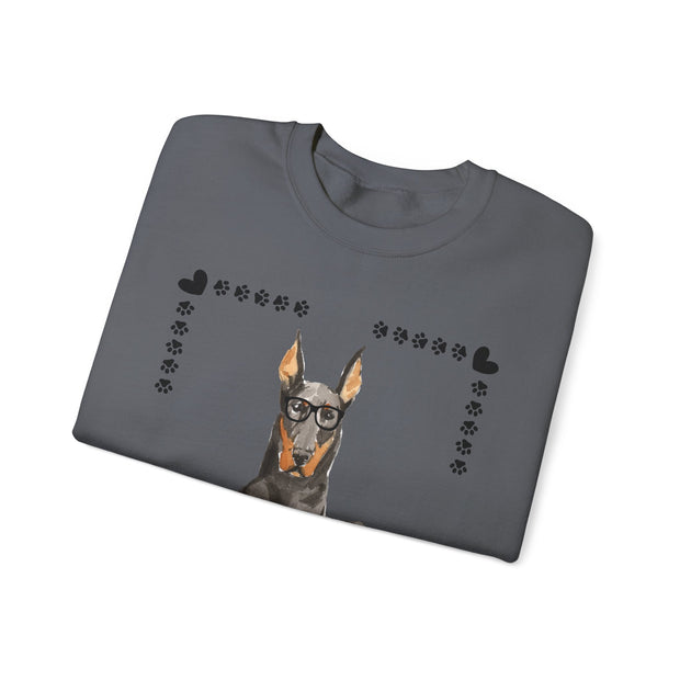 Geeky Good Doberman Unisex Crewneck Sweatshirt