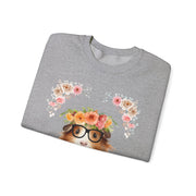Geeky Goddess Guinea Pig Unisex Crewneck Sweatshirt