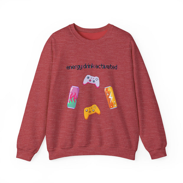 'Energy Drink Activated' Unisex Crewneck Sweatshirt
