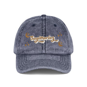 'Sagittarius' Vintage Embroidered Cap