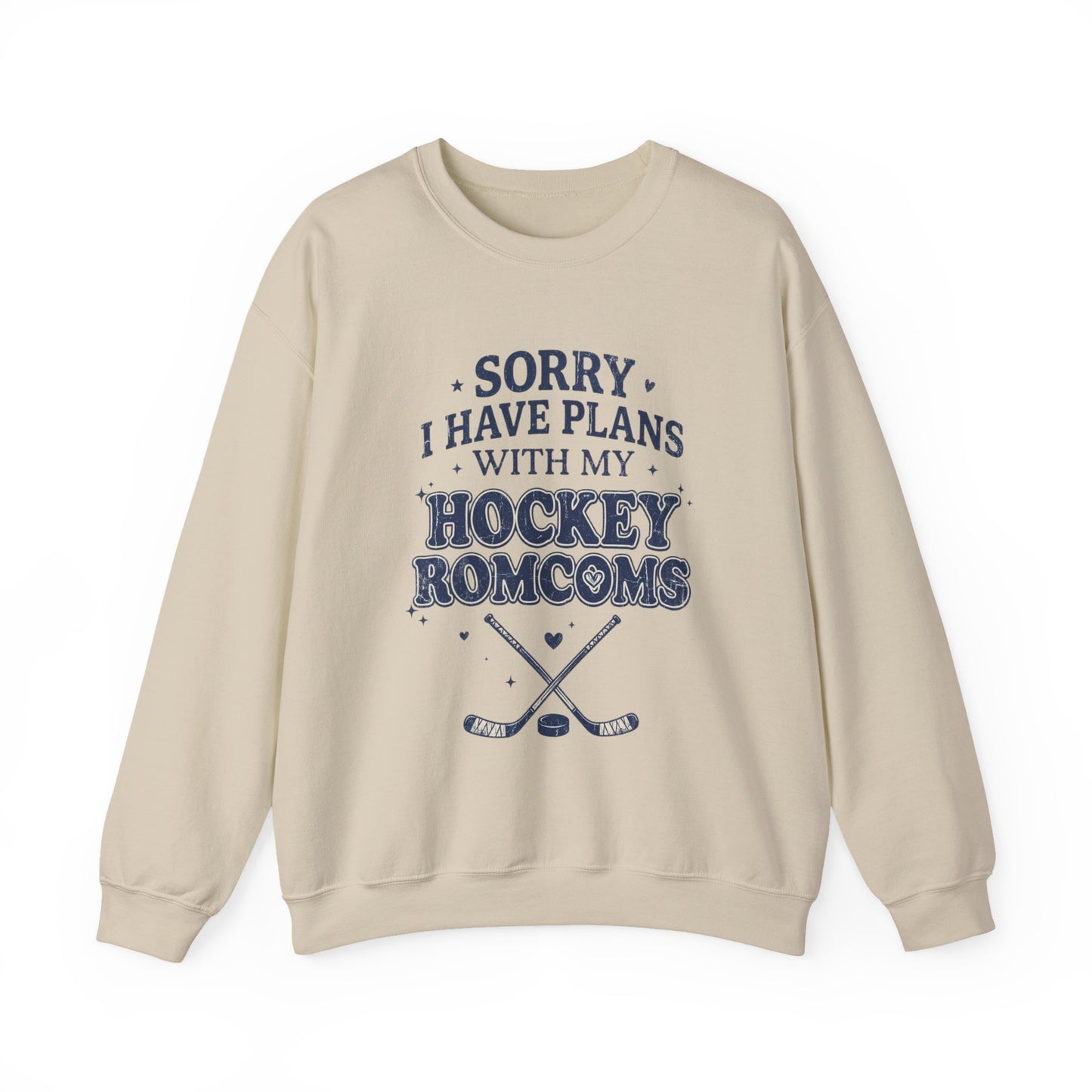 Sorry I Have Plans With My Hockey Romcoms Shirt, Hockey Romance Booktok Sweatshirt, Sports Romance Reader Tee