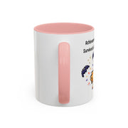 'Achievement Unlocked: Survived A Haunted House' Accent Coffee Mug