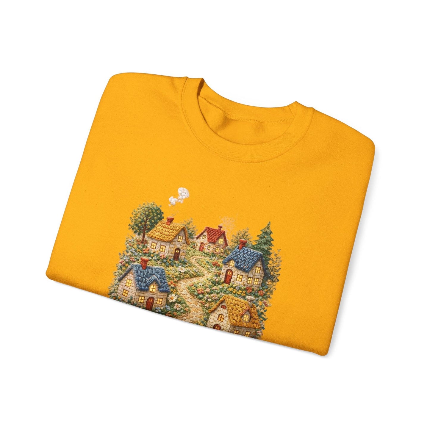 Cozy Cottage Pathway Sweatshirt | Country Village Scenic Crewneck
