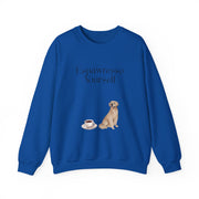'Espawresso Yourself' Golden Retriever Unisex Crewneck Sweatshirt