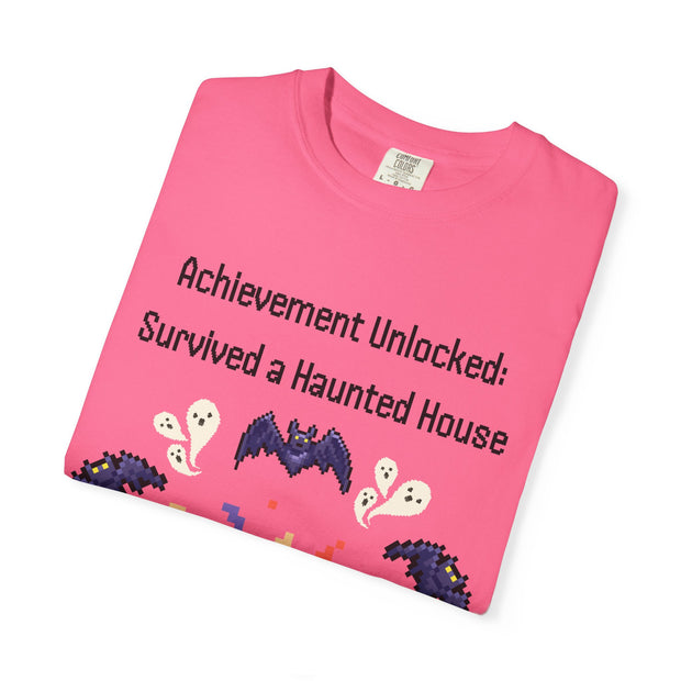 'Achievement Unlocked Haunted House' Unisex T-Shirt