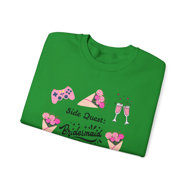 'Side Quest: Bridesmaid Duties' Unisex Crewneck Sweatshirt