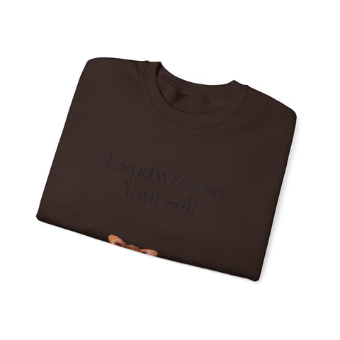 'Espawresso Yourself' Unisex Corgi Sweatshirt