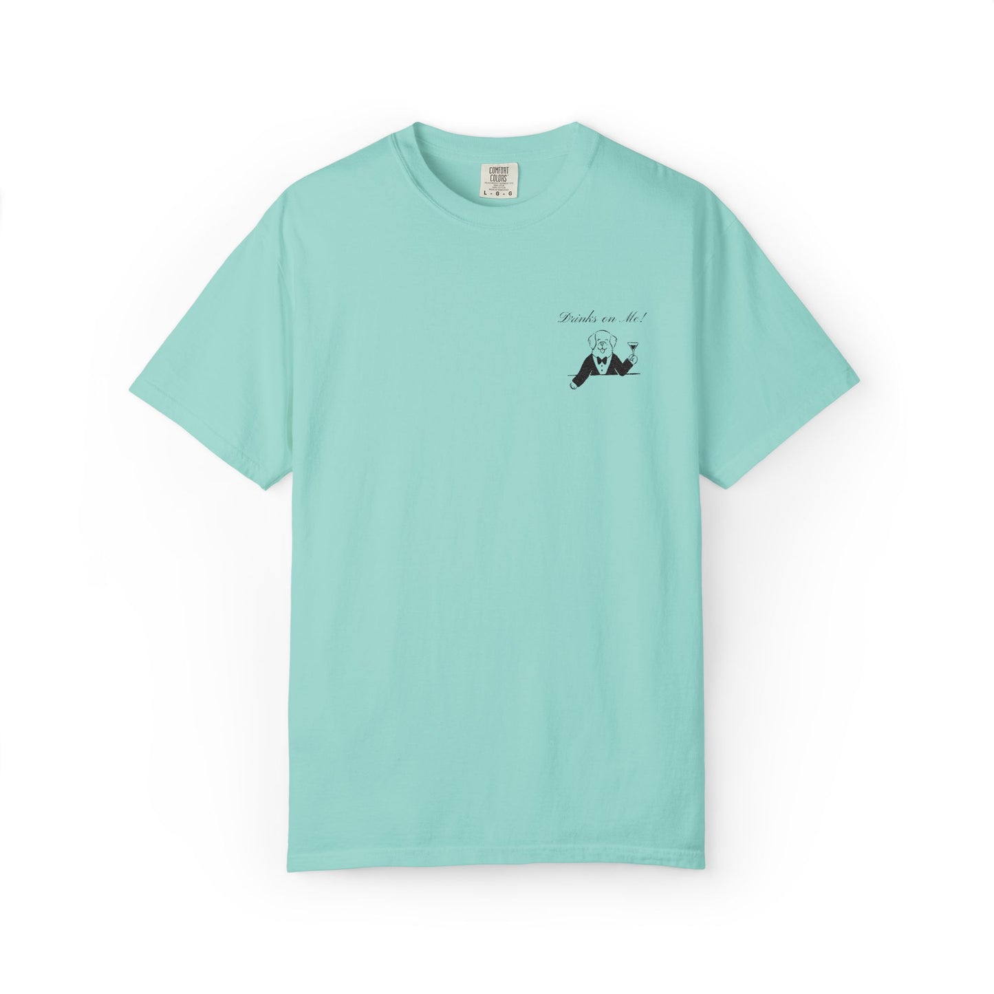 Drinks On Me Wedding Shirt, Funny Dog Bride Tee, Cocktail Hour Bridal Shirt, Cute Puppy Wedding Tee, Bachelorette Shirt
