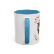 Geeky Goddess Gray Cat Accent Coffee Mug